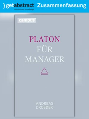 cover image of Platon für Manager (Zusammenfassung)
